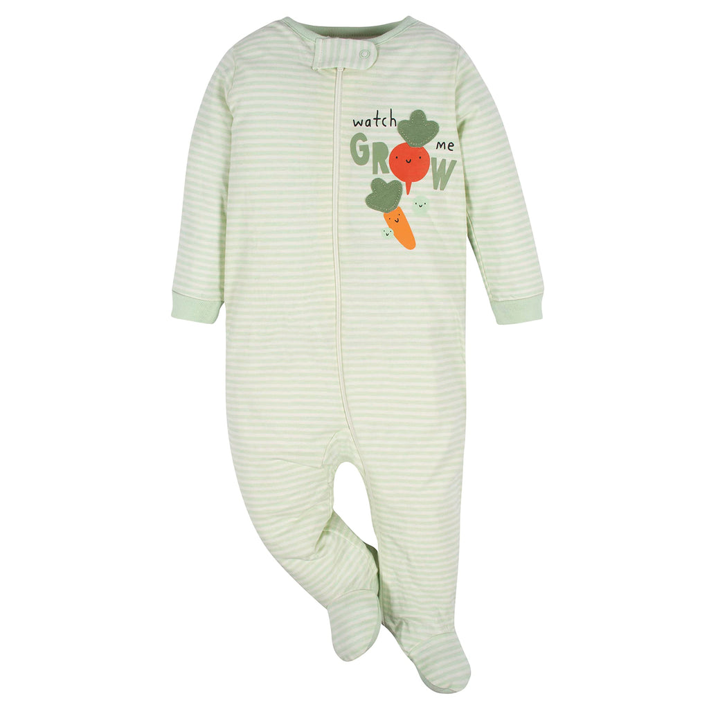 Gerber | Paquete 4 Mamelucos Sleep N' Play para Bebé Niña