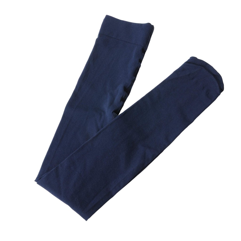 Medias Pantimedias Nina Pack 3 Pares Microfibra 50 Den Azul Marino Alta Elasticidad Uniforme Escolar Baile Casual (2-13T)