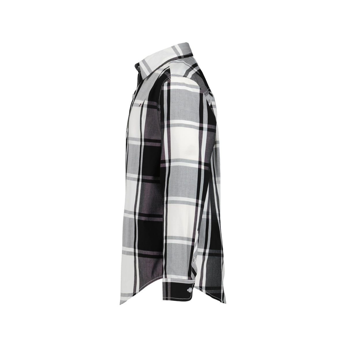Tommy Hilfiger | Camisa Casual Manga Larga Cuadros Grandes Crudo Niño (8T - 16T)