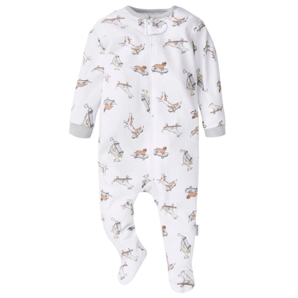 Gerber | Paquete 4 Pijamas Sleep N' Play con Pies Bebé Niño