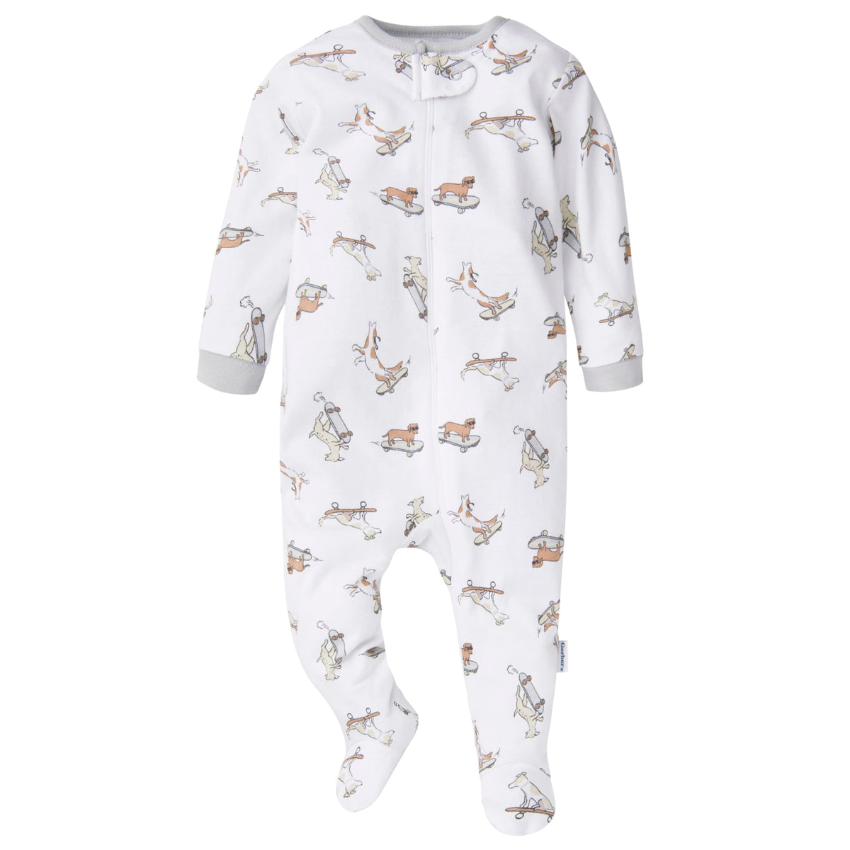 Gerber | Paquete 4 Pijamas Sleep N' Play con Pies Bebé Niño