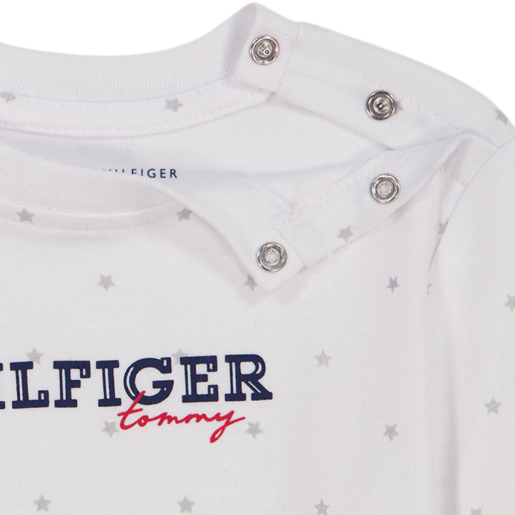 Set 3 Piezas Tommy Hilfiger | Hoodie Navy/Rojo + Camiseta + Jogger | Azul Navy | Niño/Bebé (0M - 18M)