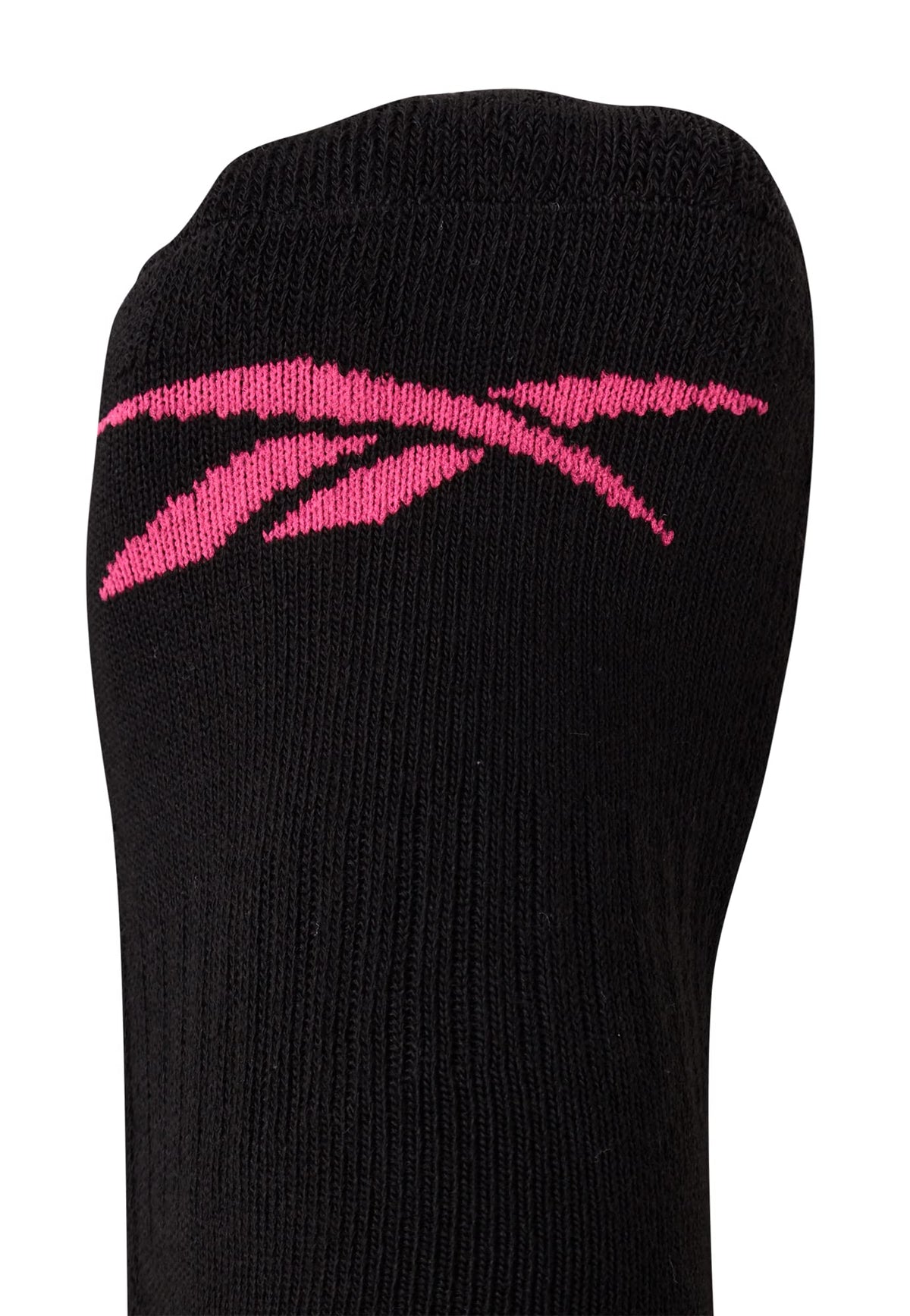 Reebok | Calcetines Niña Pack 12 Pares Quarter Deportivos Negro Logo Multicolor Absorbe Humedad Sin Costuras Talón Acolchado (4-12T)