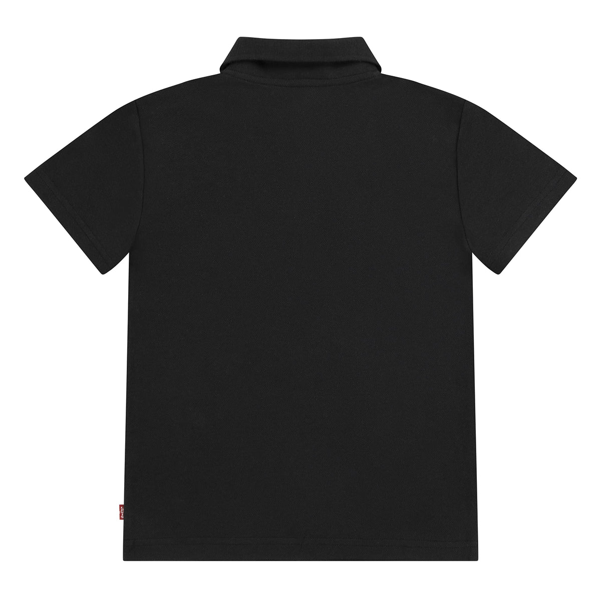 Levi's | Polo Manga Corta Sólido Negro Niño (4T - 7T)