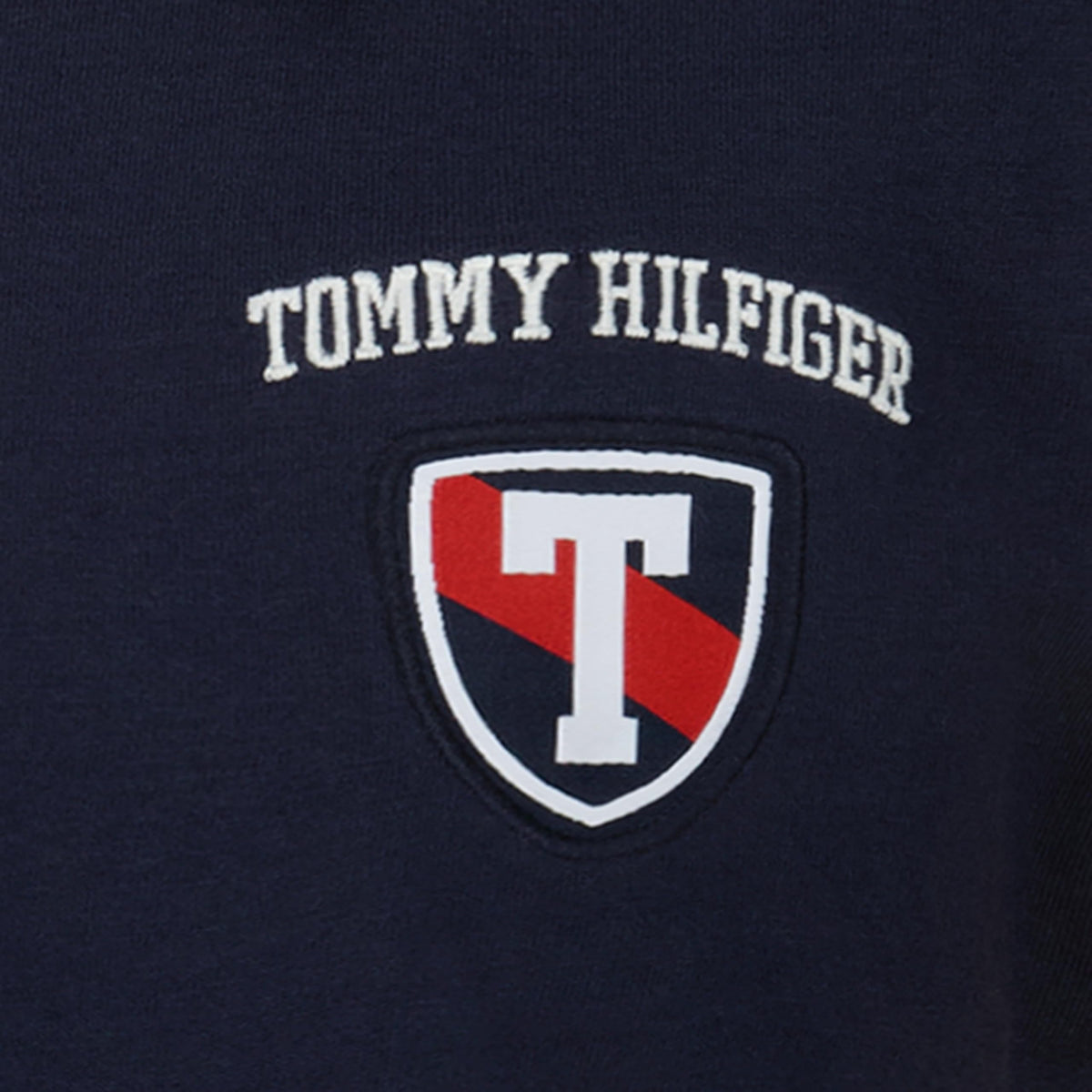 Tommy Hilfiger | Rugby Manga Larga Color Block Azul Marino Niño  (8T - 16T)