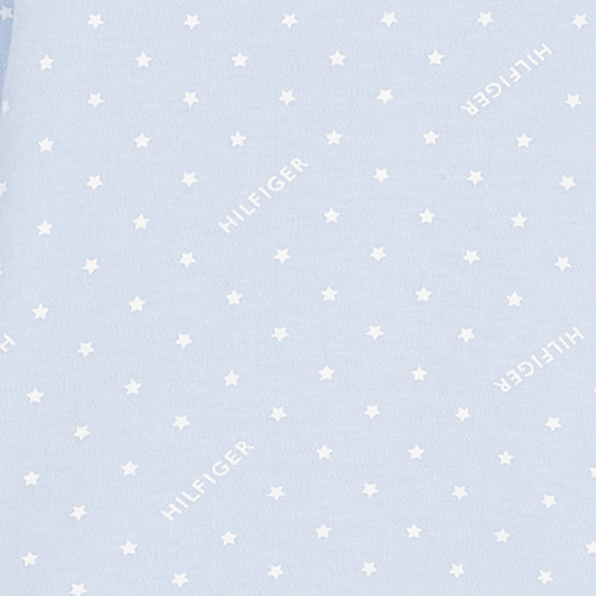 Mono con Pies Manga Larga Tommy Hilfiger | Micropuntos Blancos | Azul Cielo (0M - 9M)