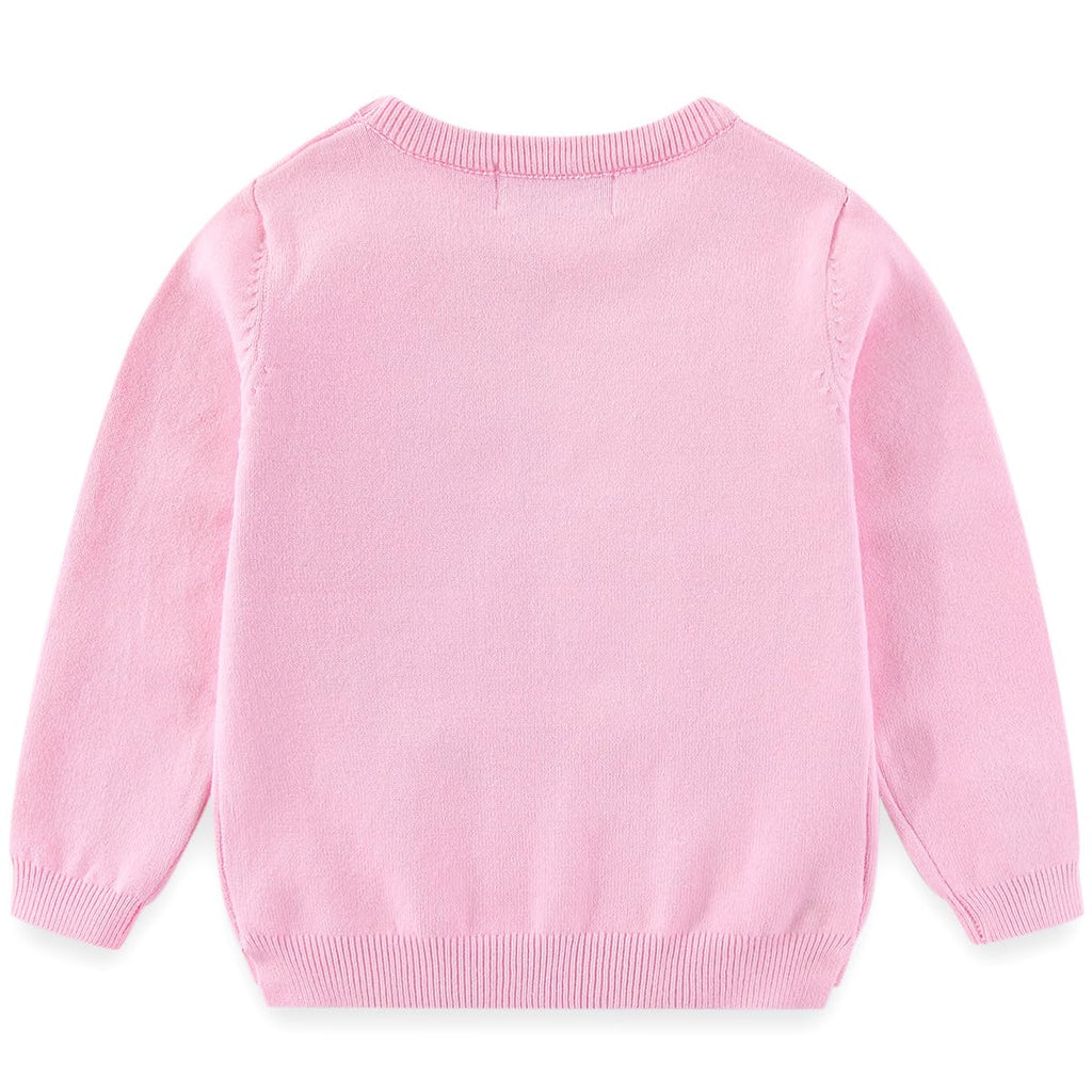 Conjunto 2 Piezas para Niña: Suéter de Corazones con Lentejuelas y Jeans LOVE