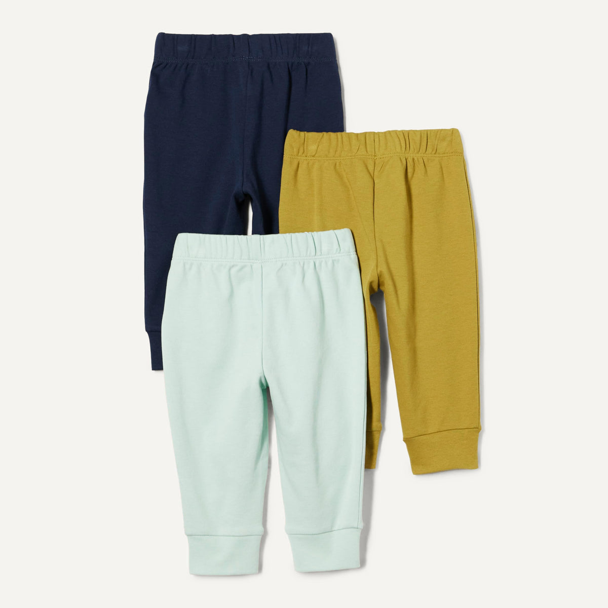 Amazon Essentials - Pack 3 Pantalones Jogger de Algodón para Bebé  (3M - 4T)