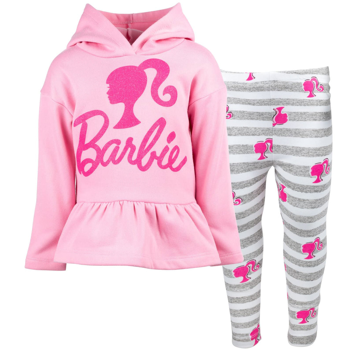 Conjunto Barbie para Niña – Sudadera con Capucha y Leggings