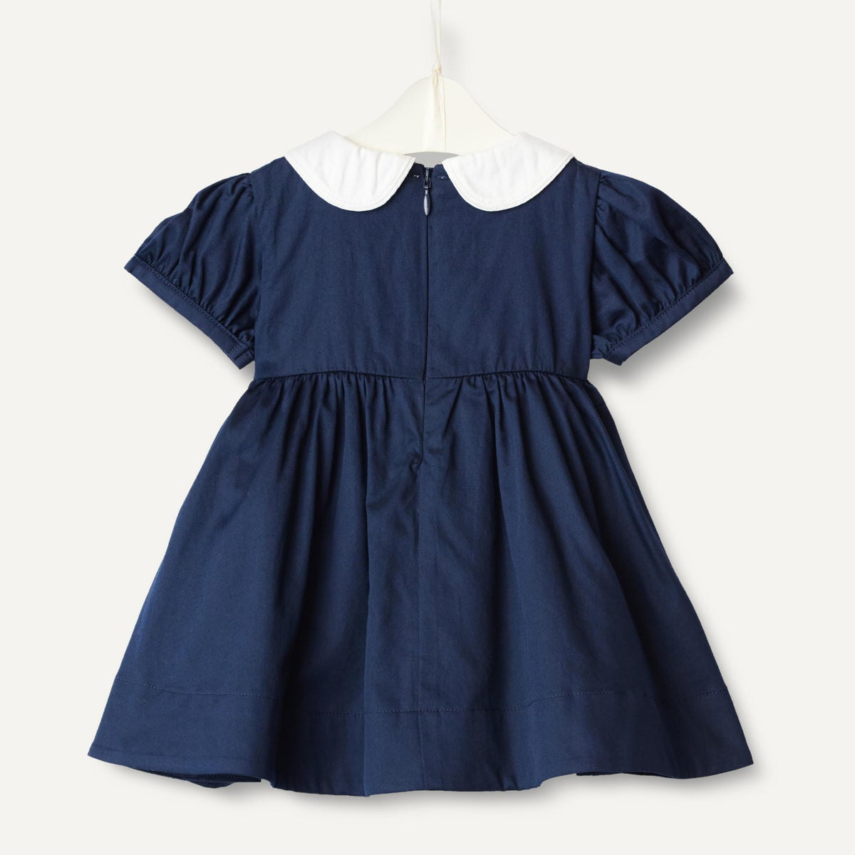 Amazon Essentials x Sofia Grainge | Vestido Satén Algodón Niña - Azul Marino