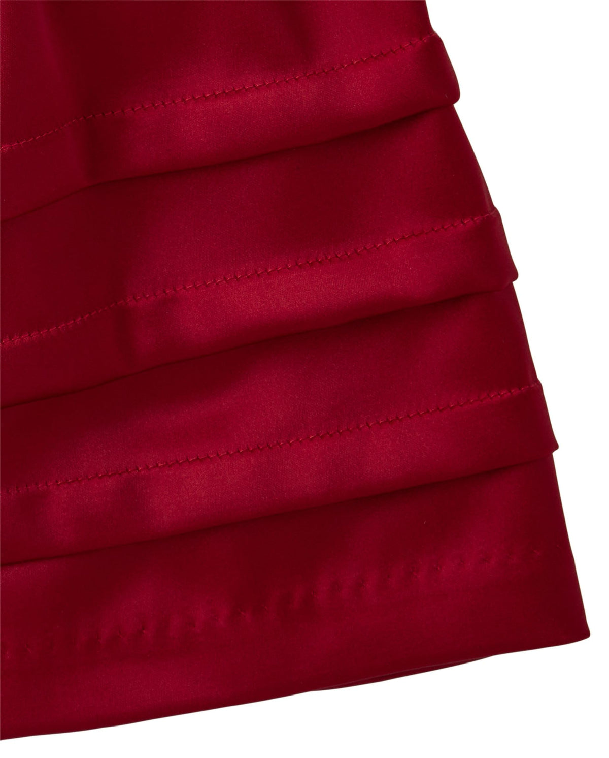 Gymboree Vestido de Fiesta Rojo Satén con Lazo para Niñas (12M - 12T)