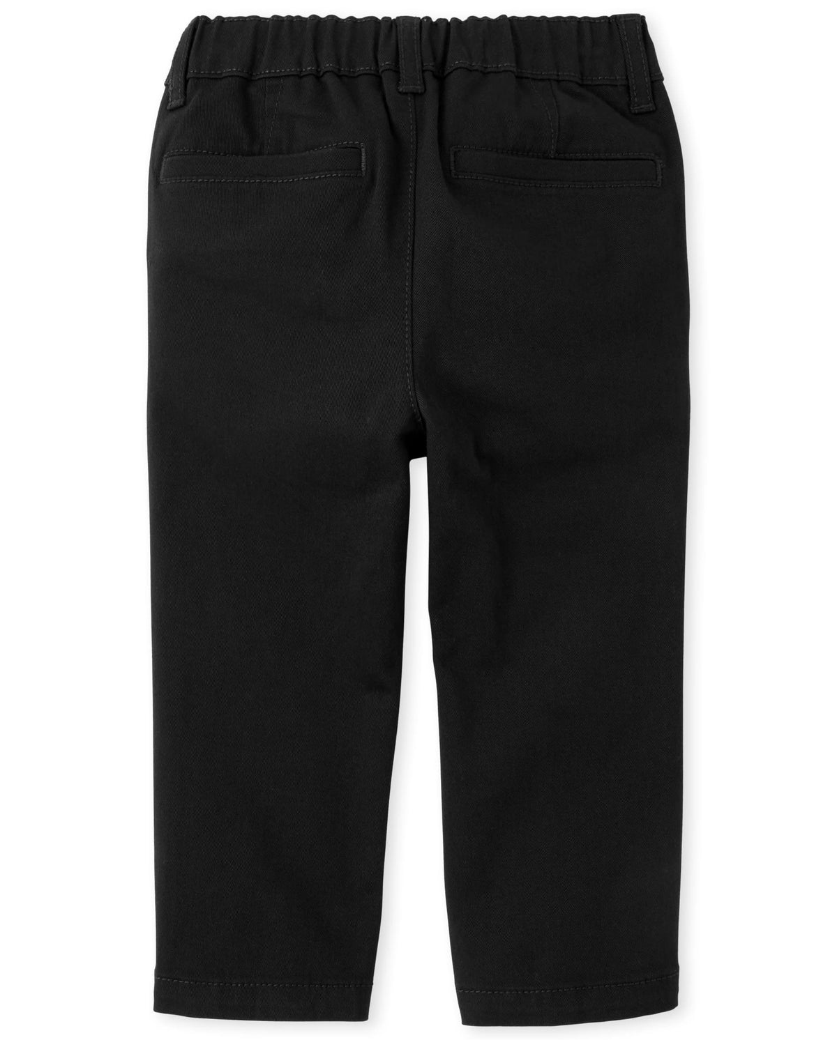 The Children's Place | Pantalón Chino Elástico Ajustado Negro Bebé Niño (6M - 5T)