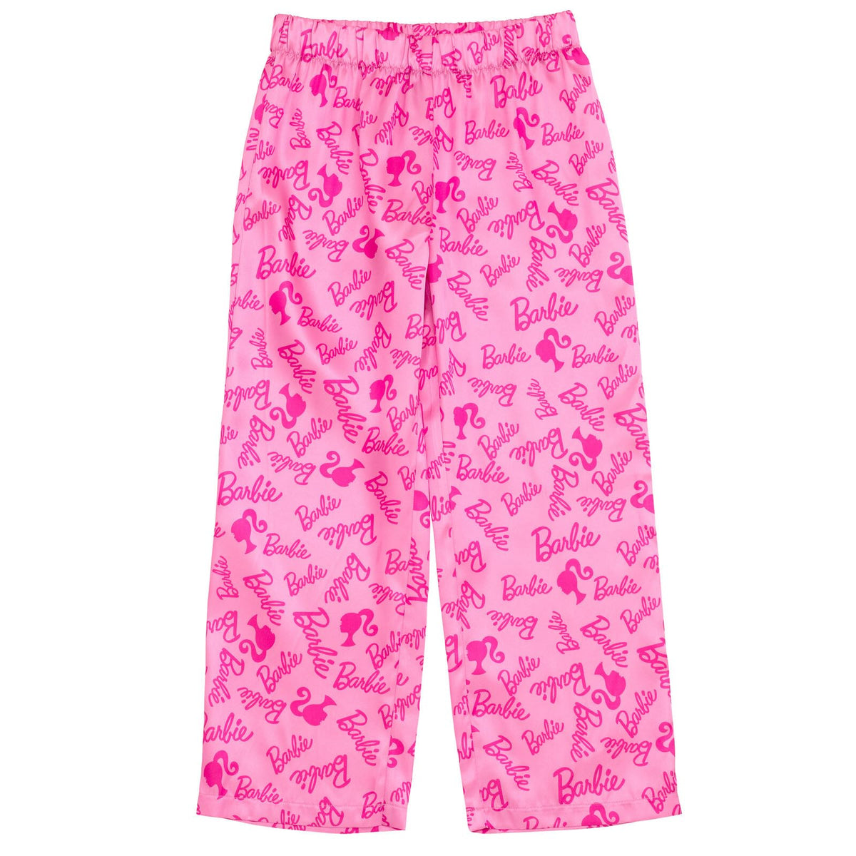Pijama 2 Piezas Barbie Oficial | Satén Suave + Estampado Completo + Manga Larga | Niña 4-16 Años