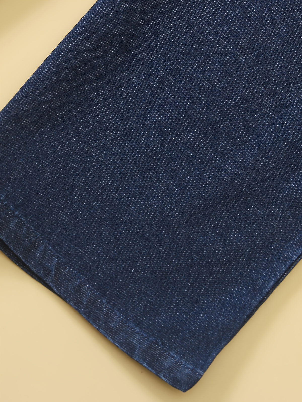 Conjunto de 2 Piezas de Camisola de Mezclilla con Volantes y Lazos + Pantalón Largo Recto para Niñas (Estilo Casual y Moderno para Primavera/Verano) (8Y - 12Y)