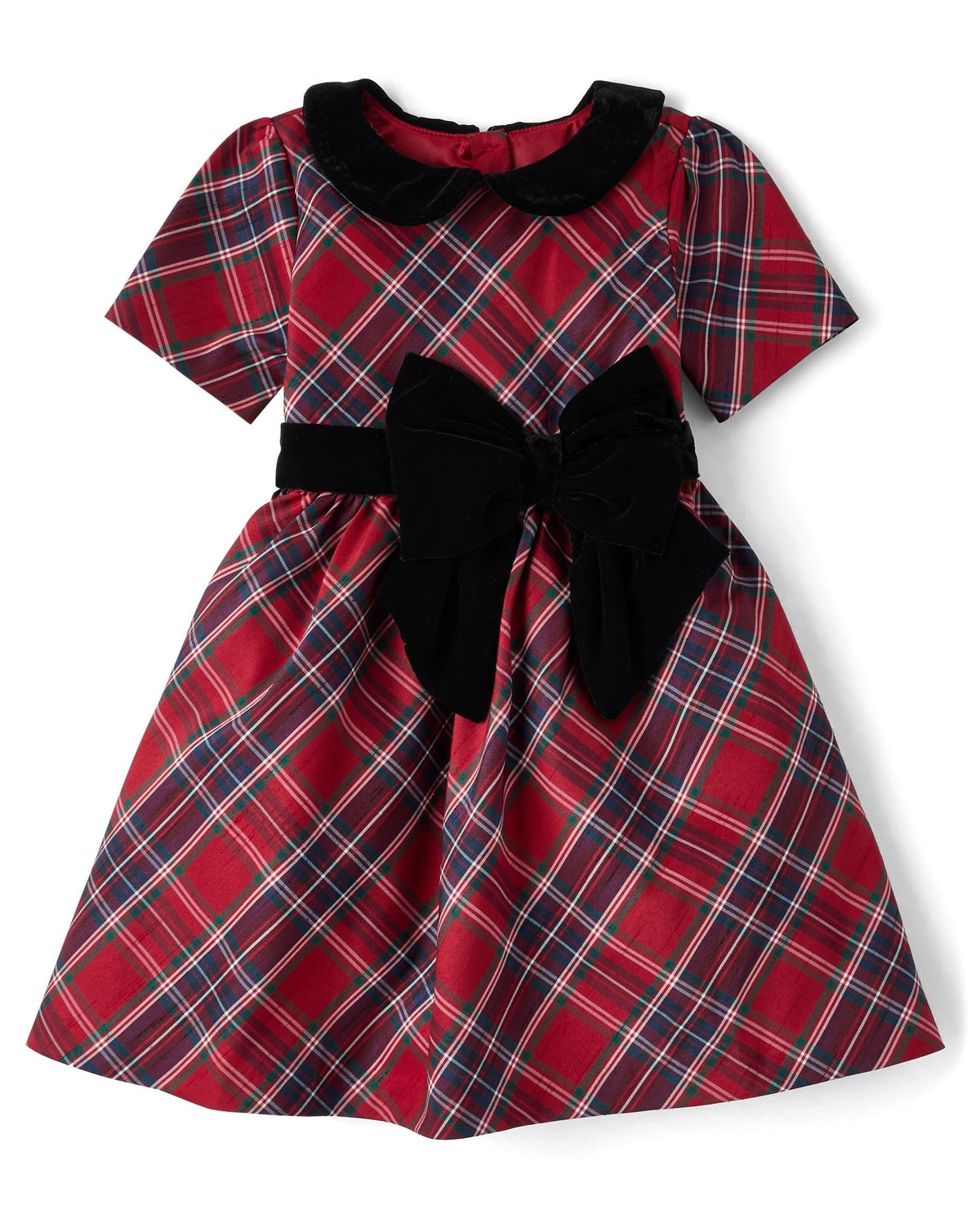 Gymboree Vestido de Fiesta a Cuadros Salsa para Niñas (18M - 12T)