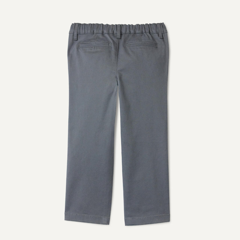 Amazon Essentials Pantalón Chino Niño | Gris Hierro • Ajustado • Cintura Elástica