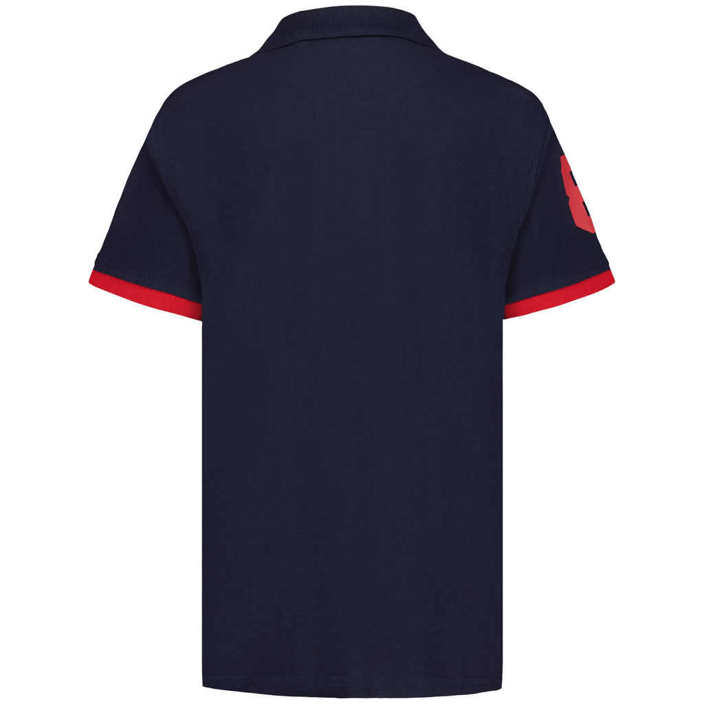 Tommy Hilfiger | Polo Piqué Matt Manga Corta Azul Marino Niño (8T - 16T)