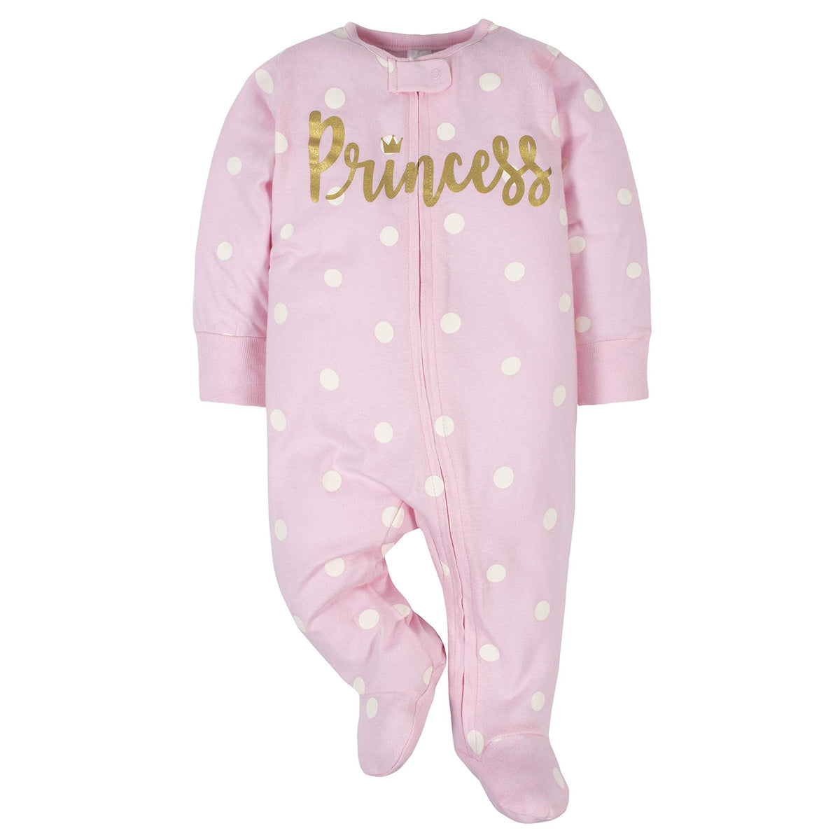 Gerber | Paquete 4 Mamelucos Sleep N' Play para Bebé Niña