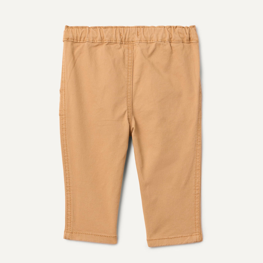 Amazon Essentials x Sofia Grainge Pantalón Chino Bebé/Niño | Camel/Arena • Stretch • Cintura Elástica • Bolsillos