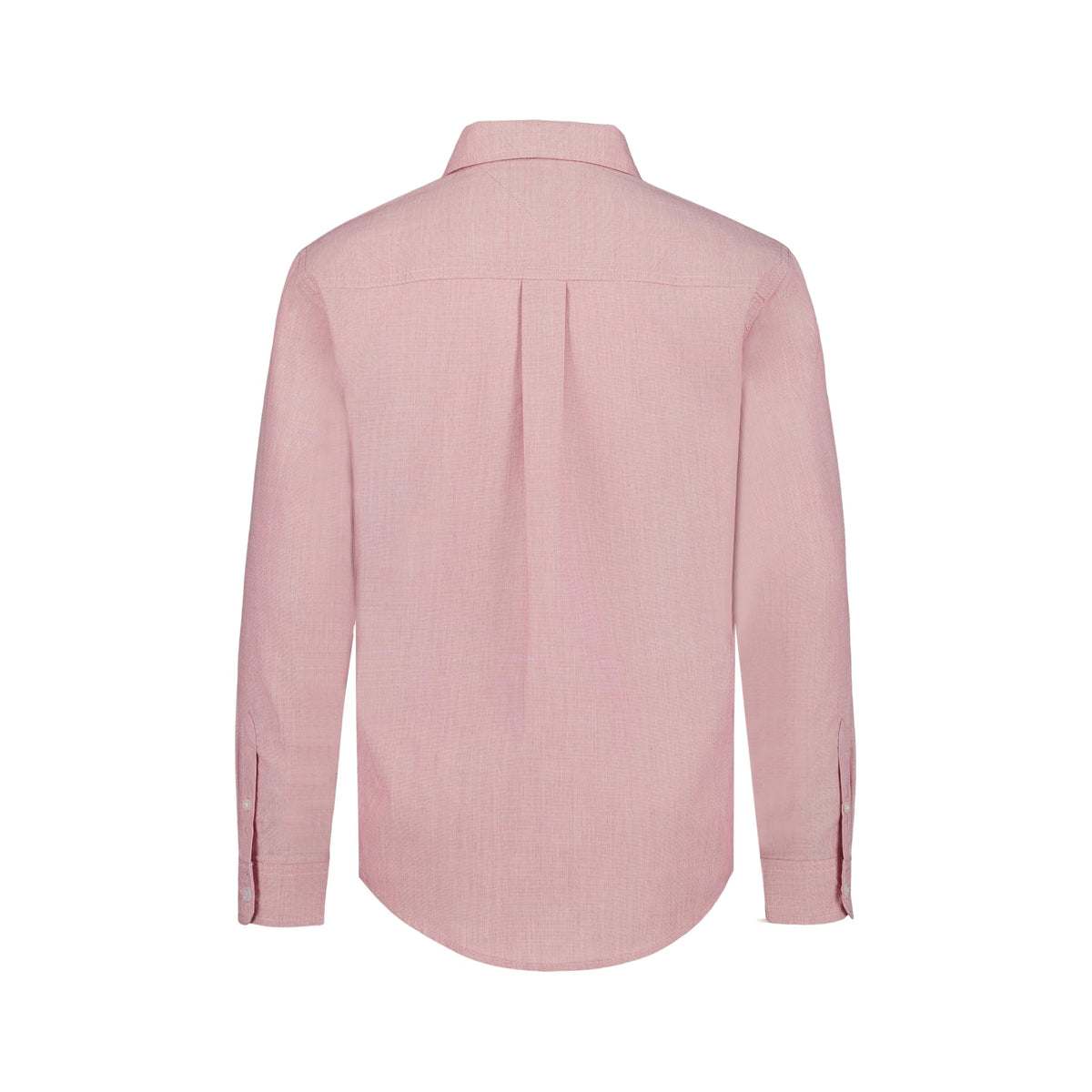 Tommy Hilfiger | Camisa Casual Manga Larga Sólida Rosa Niño (8T - 16T)