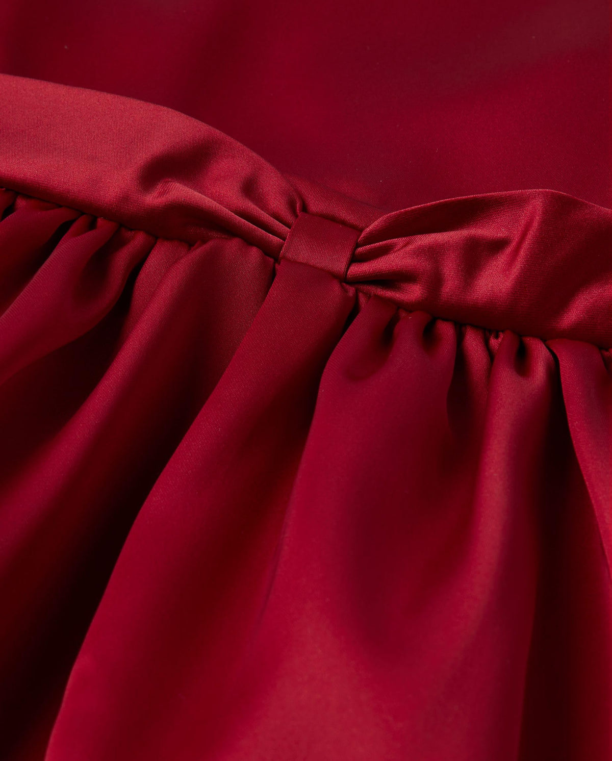 Gymboree Vestido de Fiesta Rojo Satén con Lazo para Niñas (12M - 12T)