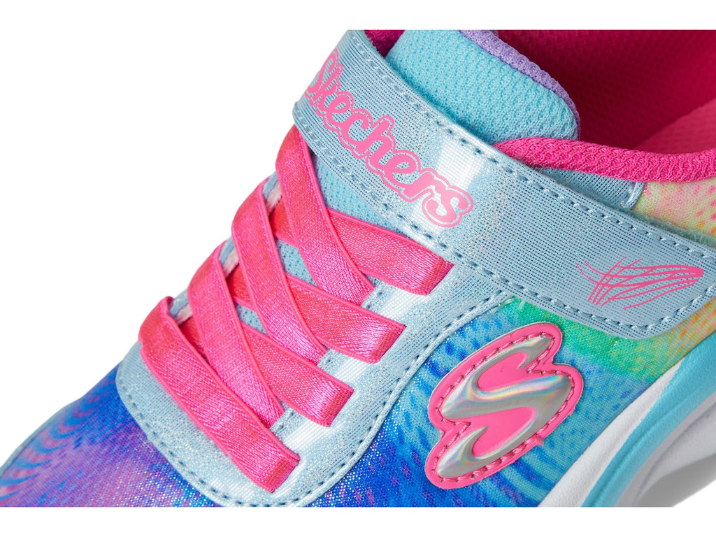 Skechers -Tenis Deportivos Girls' Aloha Dream con Cierre Adaptable y Lavables para Niña (Turquesa/Multicolor) (Solo Talla 33, 35 y 36)