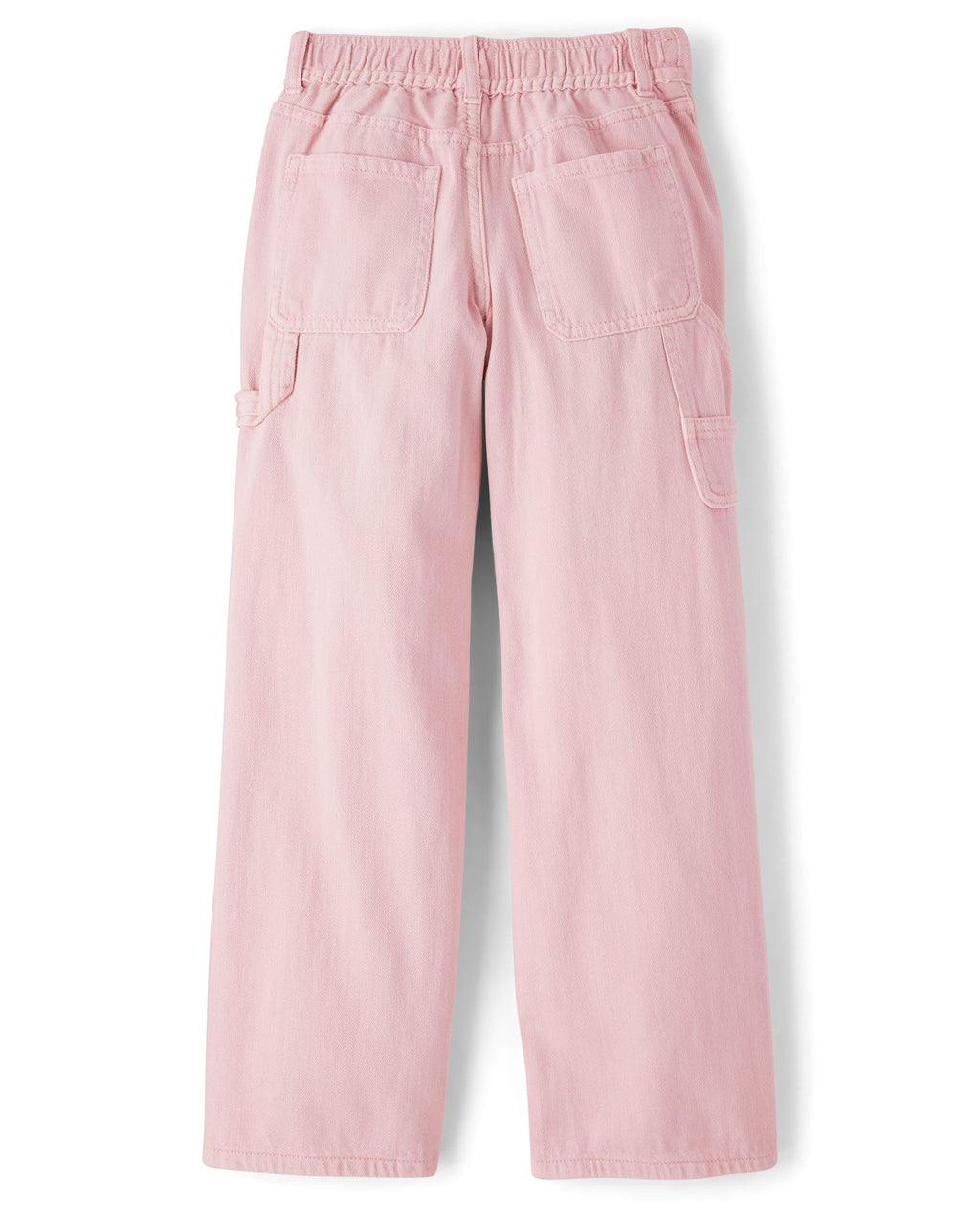 Jean Wide Leg The Children's Place | Rosa Blush + Bolsillo Utilitario Carpenter + 100% Algodón | Niña (4T, 5T, 6-7T, 12T, y 16T)