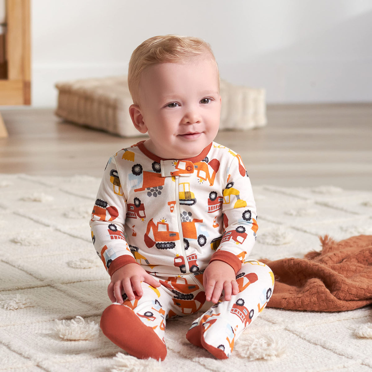 Gerber | Paquete 4 Pijamas Sleep N' Play con Pies Bebé Niño