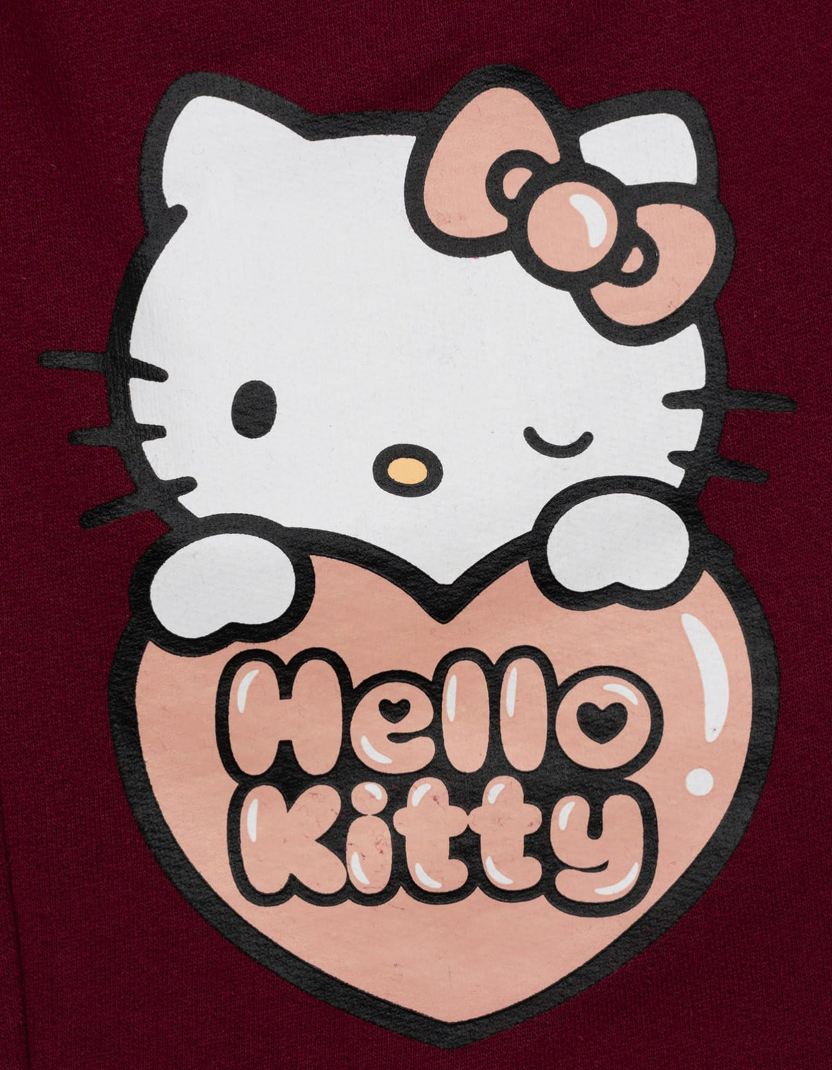 Conjunto Hello Kitty de Felpa para Niña – Sudadera y Pantalón