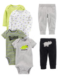 Simple Joys by Carter's | Set 6 Piezas Bodysuits y Pantalones Bebé