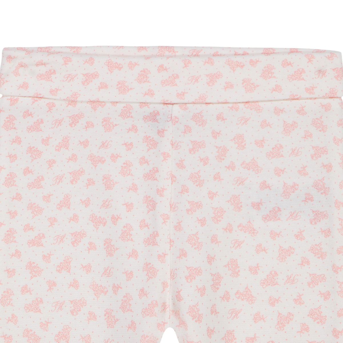 Set 3 Piezas Tommy Hilfiger | 2 Bodies + Leggings | Corazones Rosa Palo | Niña/Bebé (0M - 18M)