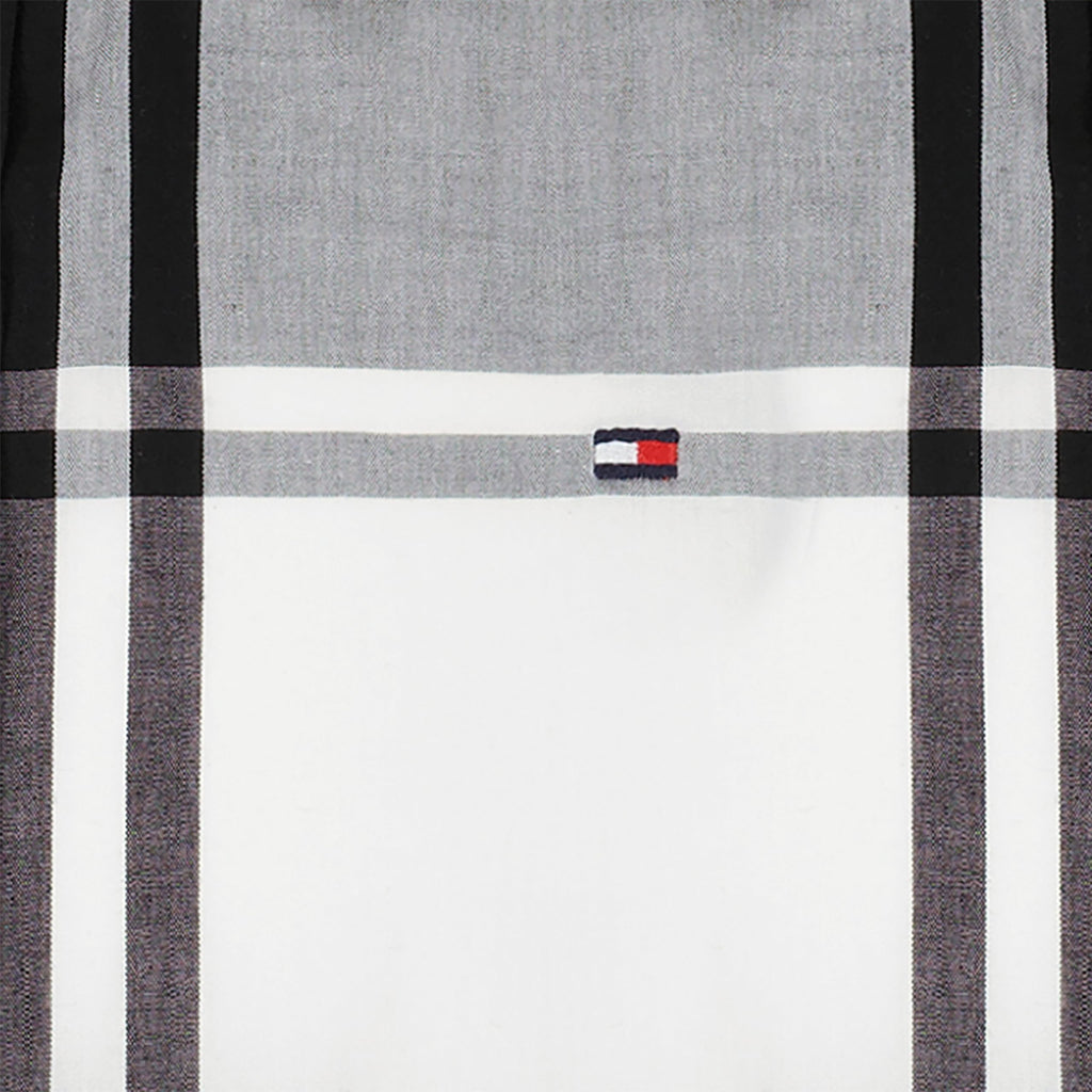 Tommy Hilfiger | Camisa Casual Manga Larga Cuadros Grandes Crudo Niño (8T - 16T)
