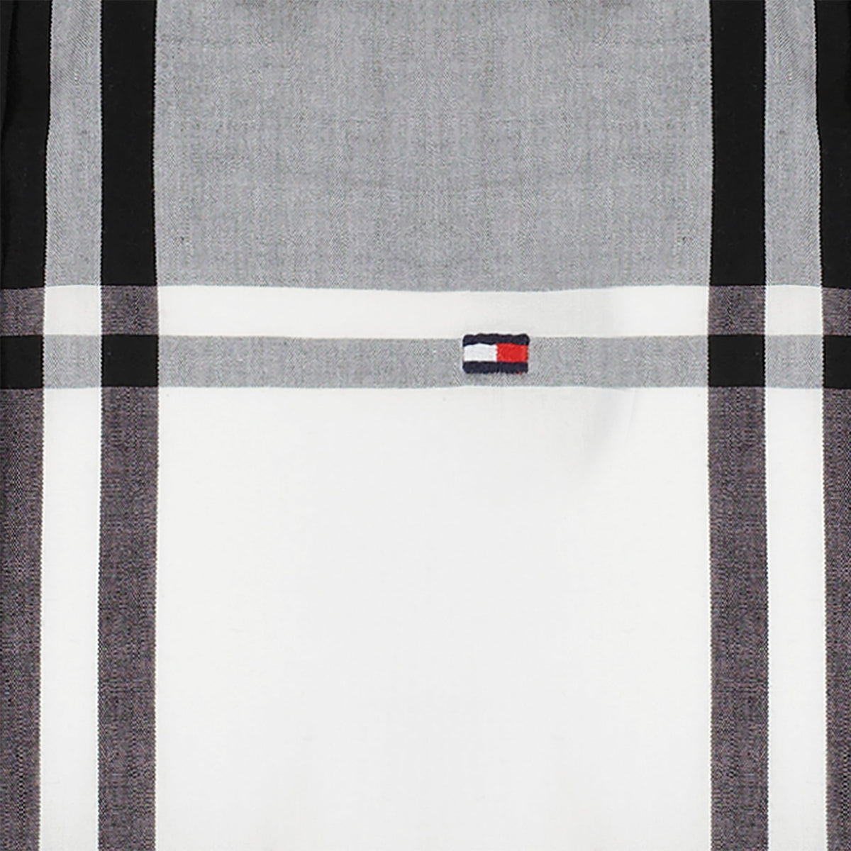Tommy Hilfiger | Camisa Casual Manga Larga Cuadros Grandes Crudo Niño (8T - 16T)