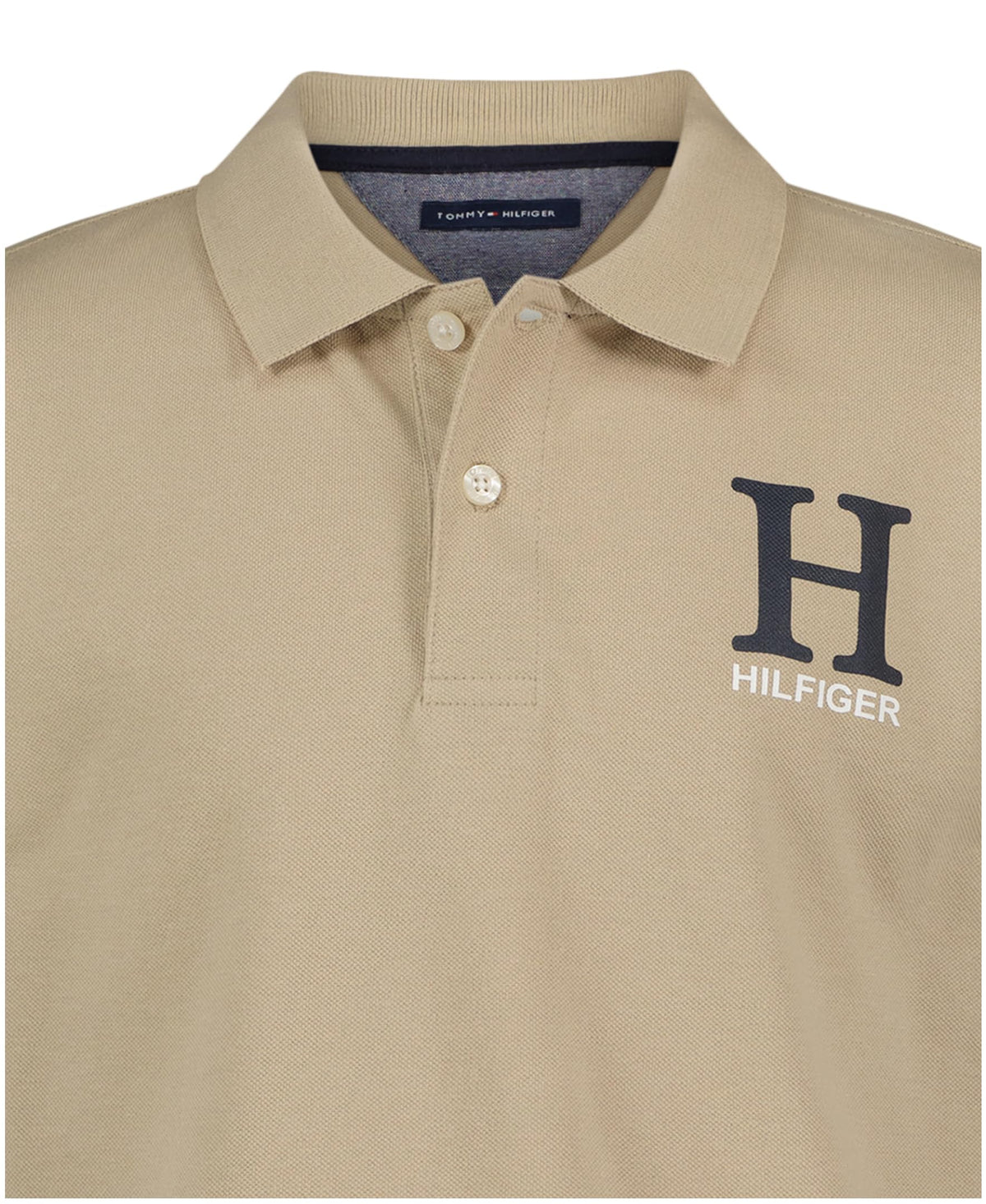 Tommy Hilfiger | Polo Piqué Matt Manga Corta Sándalo Niño Beige (8T - 16T)