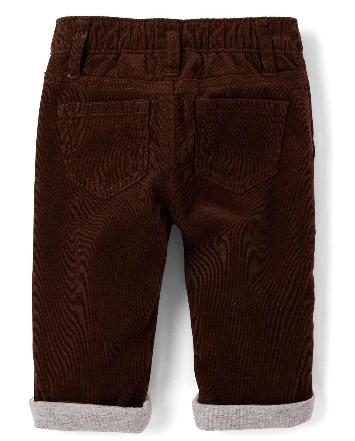 Conjunto 2 Piezas Bebé Niño Gymboree | Body Franela Tartán Cuadros + Pantalón Pana Marrón | Algodón 100% Otoño/Invierno Recién Nacido (0M - 24M)