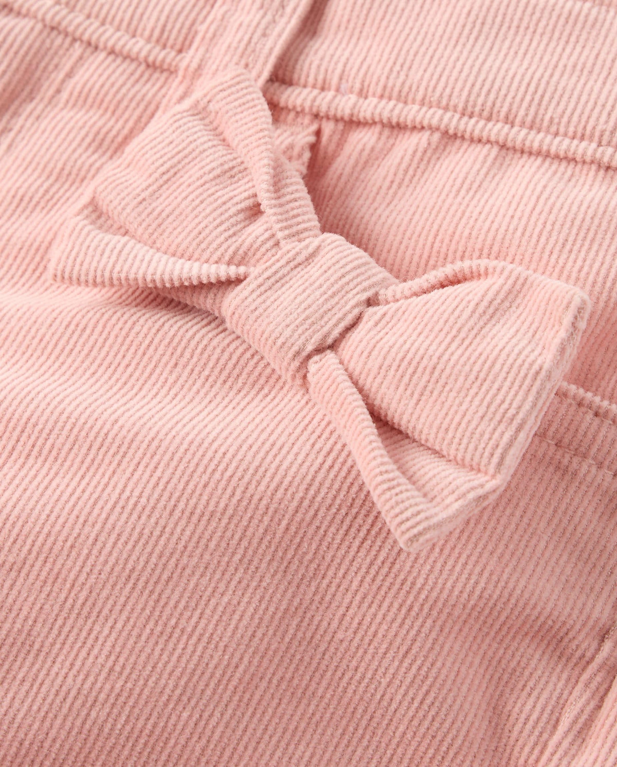 Gymboree Pantalón Ancho de Pana Rosa con Lazos (12M - 24M)
