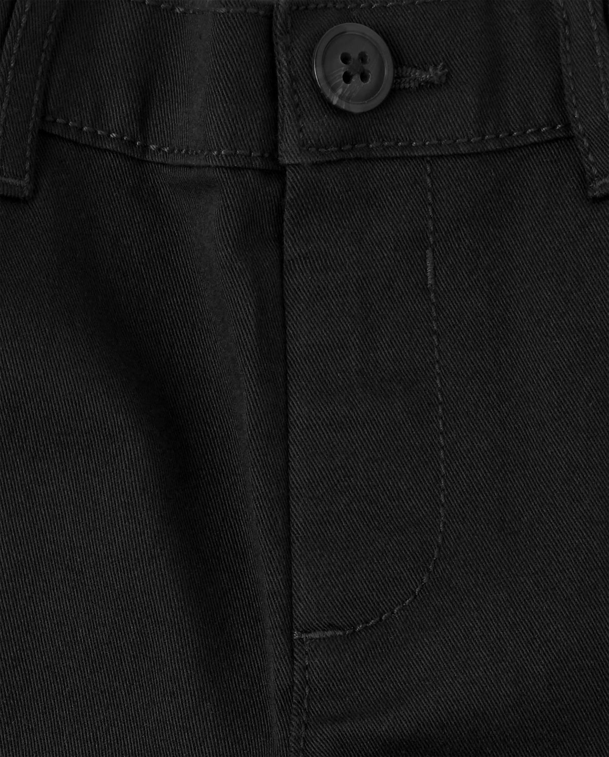 The Children's Place | Pantalón Chino Elástico Ajustado Negro Bebé Niño (6M - 5T)