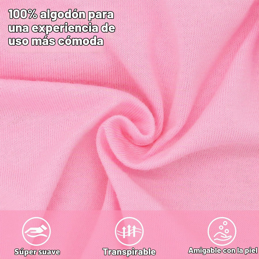 Olreco | Bloomer Bebé Niña Volantes Escalonados 100% Algodón Cintura Elástica Rosa Baby Shower Cumpleaños 0-24 Meses