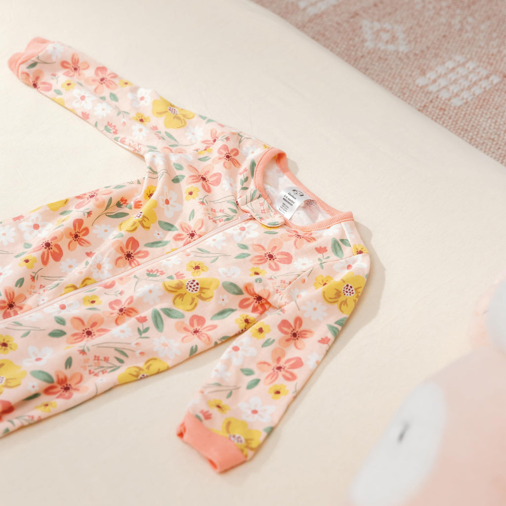 Gerber | Paquete 4 Mamelucos Sleep N' Play para Bebé Niña