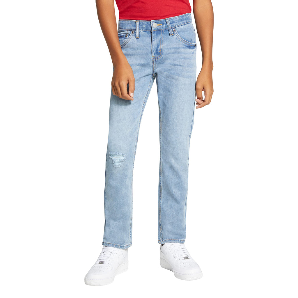 Levi's Jean 511 Slim Eco Performance Niño | Azul Claro Ripped Rodilla
