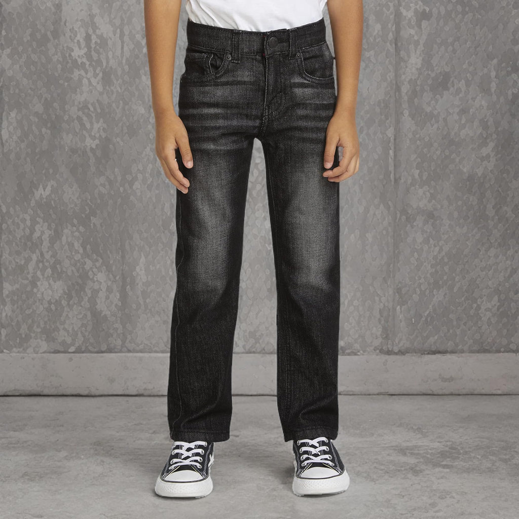 Levi's Jean 514 Recto Niño | Negro Desgastado Vintage