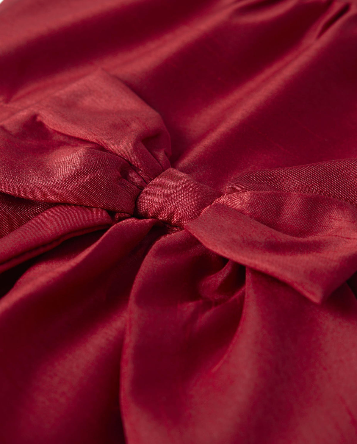 Gymboree Vestido de Fiesta Rojo Dupioni con Volantes y Lazo para Niñas (Solo 12T)