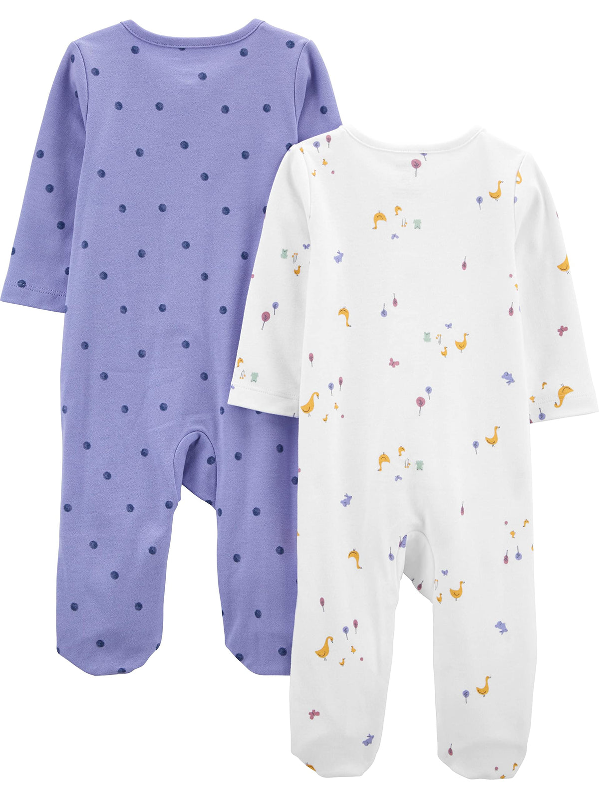 Set de 2 Pijamas con Pies Simple Joys by Carter's para Bebé Niña