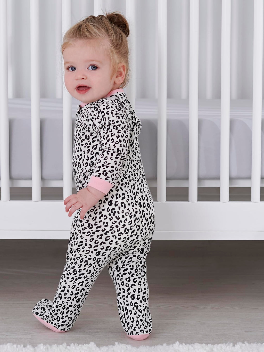 Gerber | Paquete 4 Mamelucos Sleep N' Play para Bebé Niña