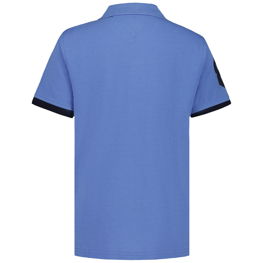 Tommy Hilfiger | Polo Piqué Matt Manga Corta Azul Niño (8T - 16T)