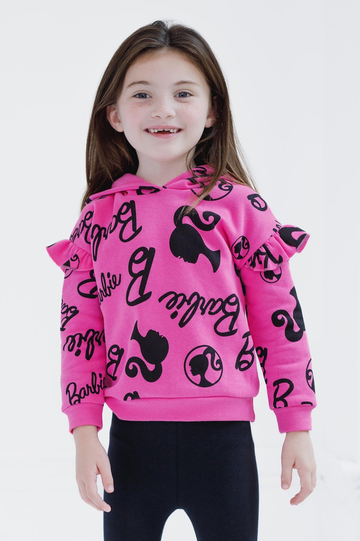 Conjunto Barbie para Niña – Sudadera con Capucha y Leggings