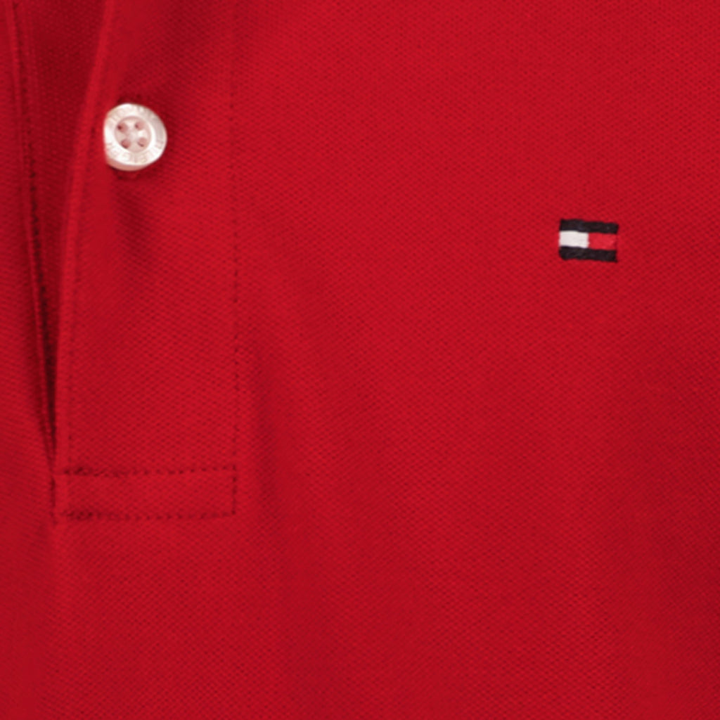 Tommy Hilfiger | Polo Ivy Stretch Manga Corta Rojo Niño  (2T - 7T)