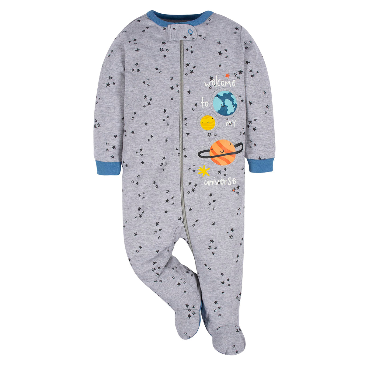 Gerber | Paquete 4 Pijamas Sleep N' Play con Pies Bebé Niño
