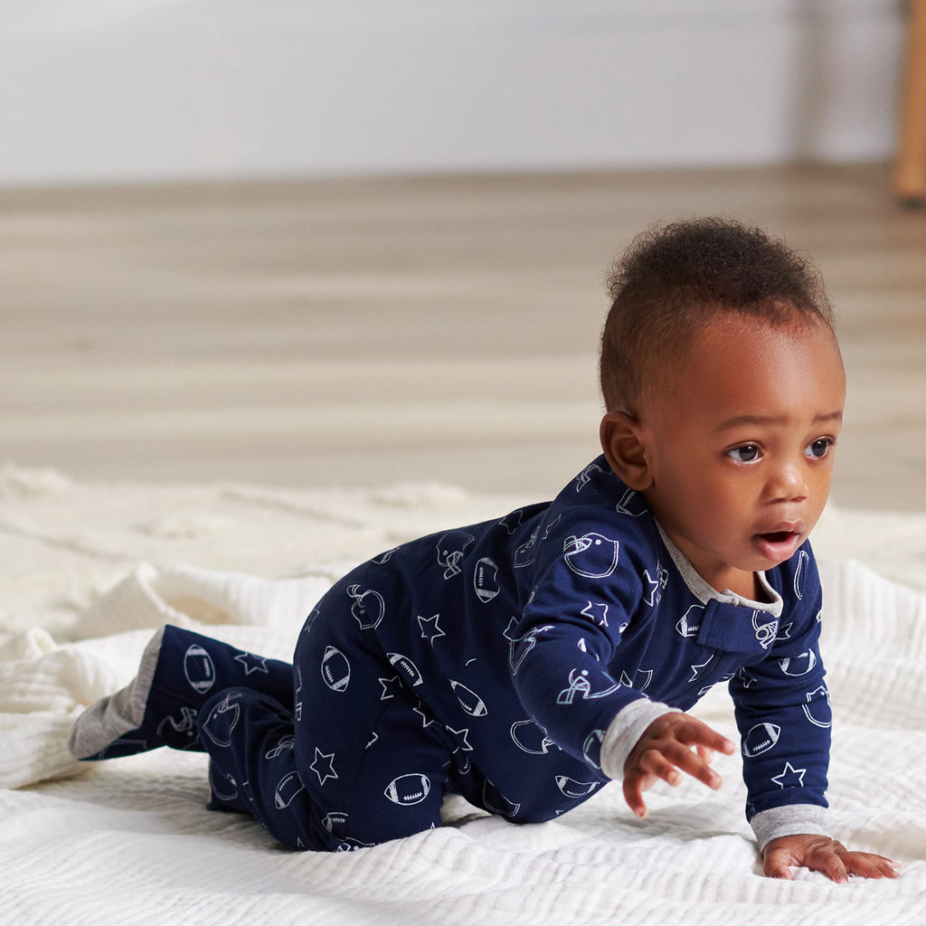 Gerber | Paquete 4 Pijamas Sleep N' Play con Pies Bebé Niño