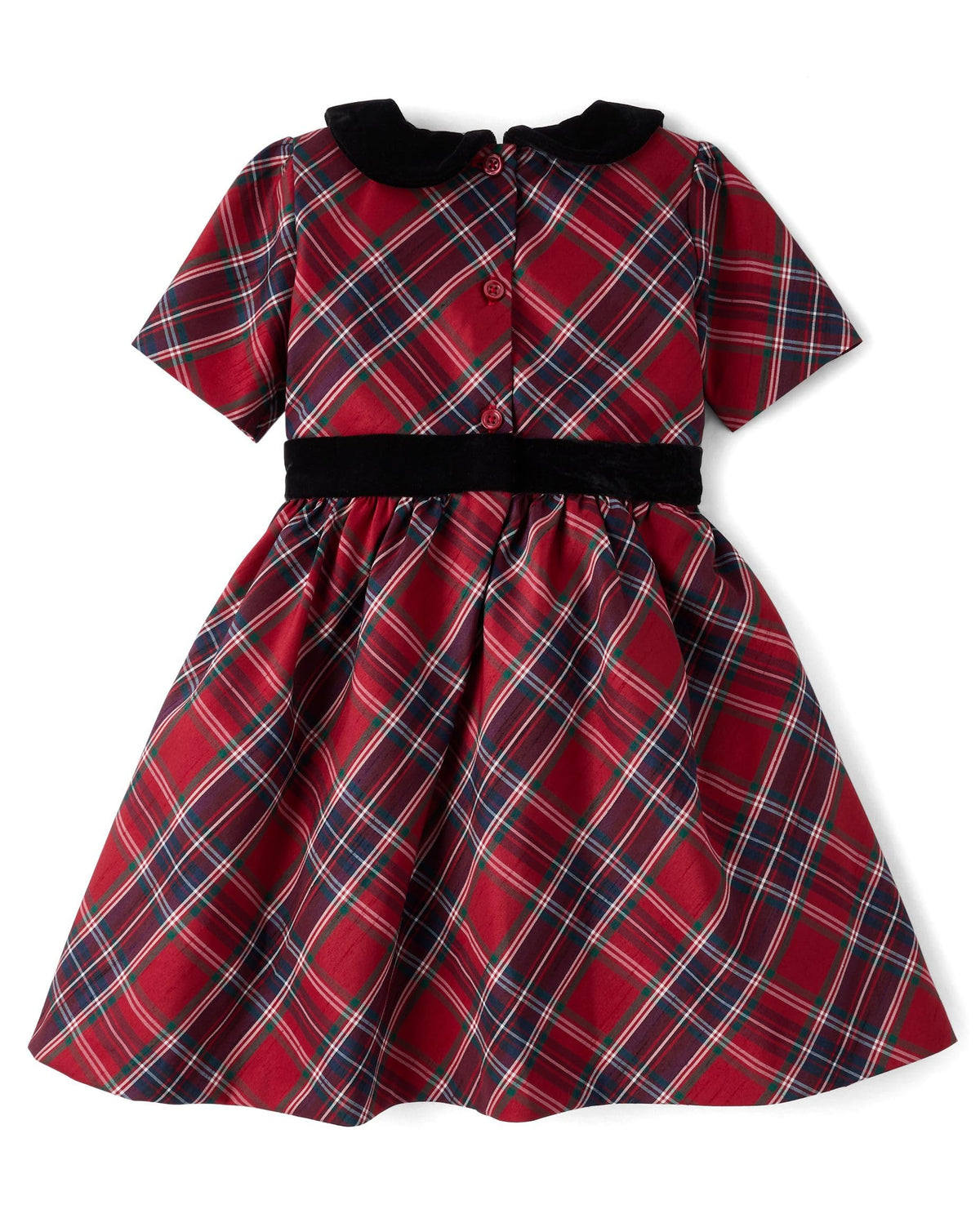 Gymboree Vestido de Fiesta a Cuadros Salsa para Niñas (18M - 12T)